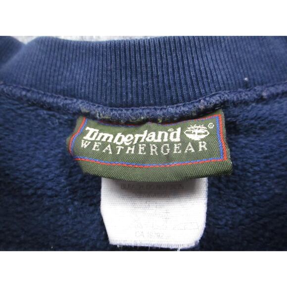 Vintage Timberland Sweatshirt Mens Large Made USA Weathergear Embroidered 90s - Picture 2 of 16